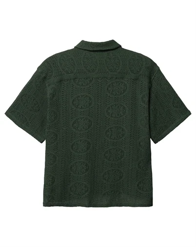 Woodbird - WBWang Strik Skjorte - Pine Green